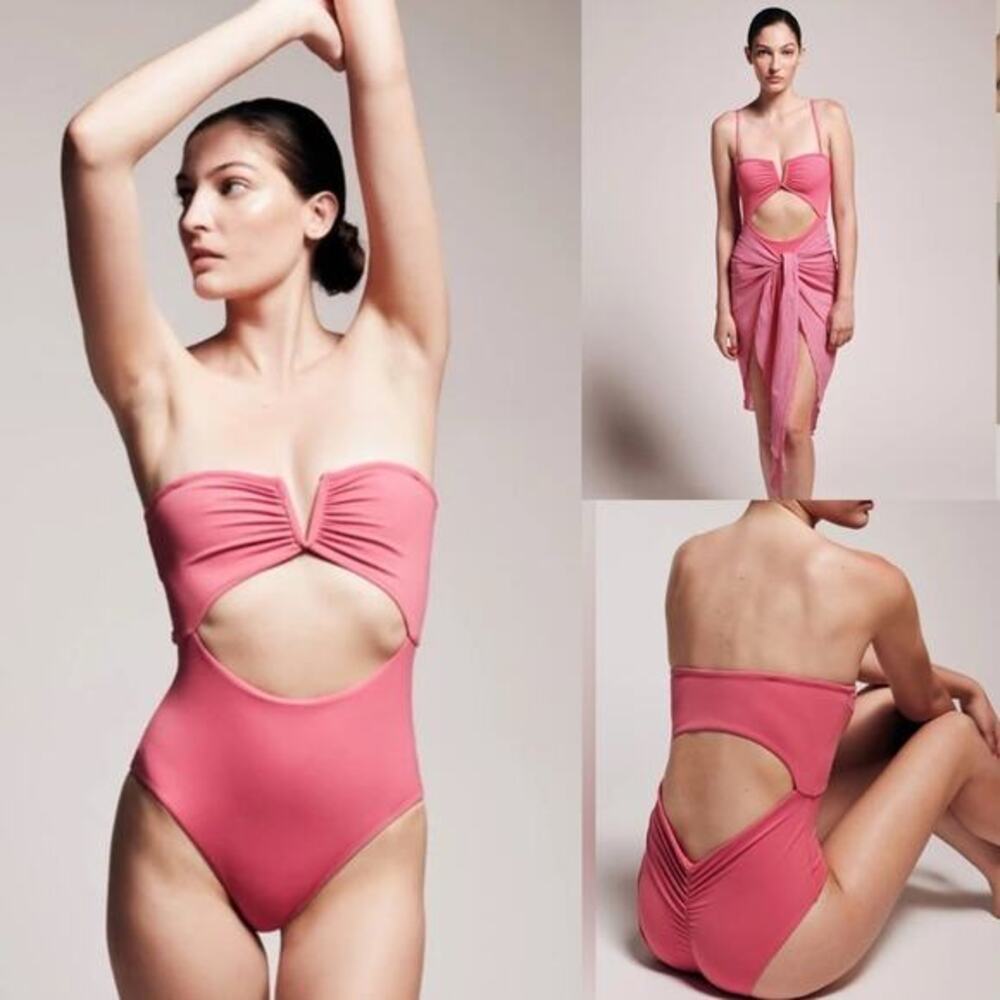Skin Worldwide Swim The Valerie One Piece Pink Rouge